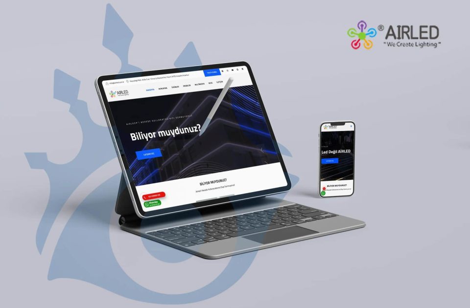 AIRLED — Aydınlatmanın Yeni Dili — Web Tasarım